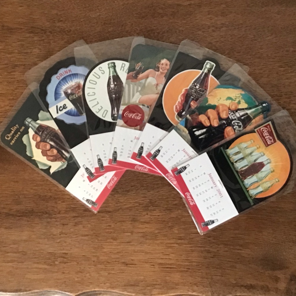 Coca-Cola Mini Calendars Set New in Package